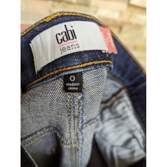 Cabi Adventure Wash Button-Fly Skinny Jeans - Size Women's 0 - Picture 4 of 5